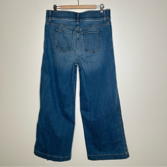 NWT Spanx Seamed Front Wide Leg Jean in Vintage Indigo 1X - Picture 10 of 16